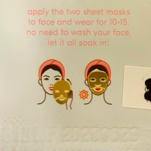 NEW💗SHE SHINES BRIGHTLY BRIGHTENING FACE MASK & COLLAGEN MOISTURIZING LIP MASK - Picture 4 of 6